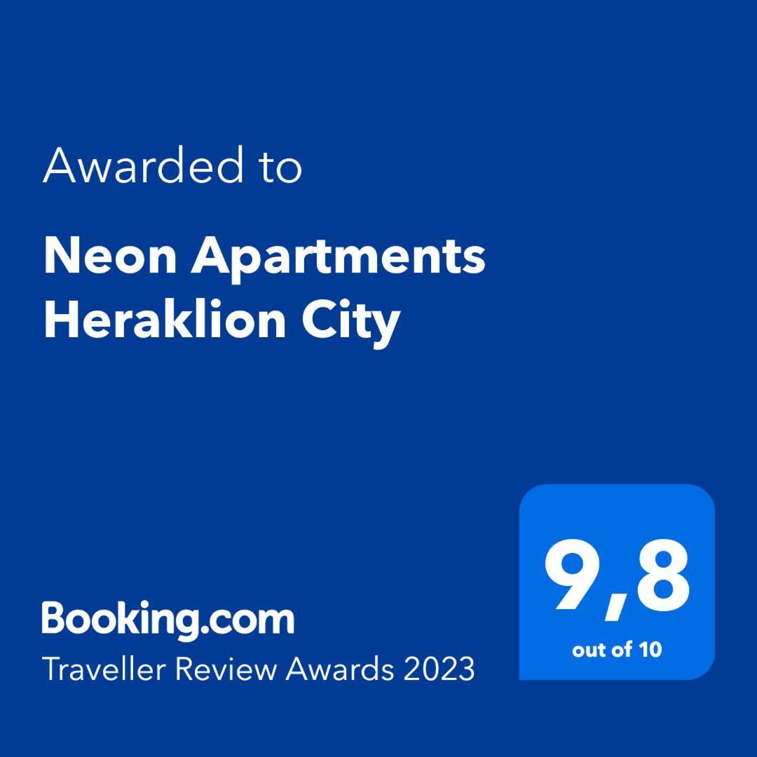 Neon Apartment, Modern, High Quality, Central Apt, Heraklion City Exteriör bild