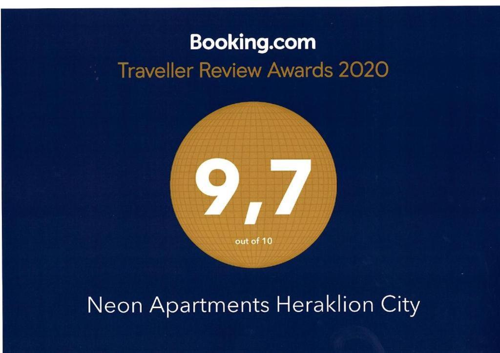 Neon Apartment, Modern, High Quality, Central Apt, Heraklion City Exteriör bild